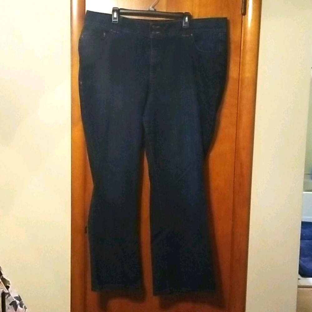 Lane Bryant Tighter tummy tech Boot cut jeans